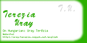 terezia uray business card